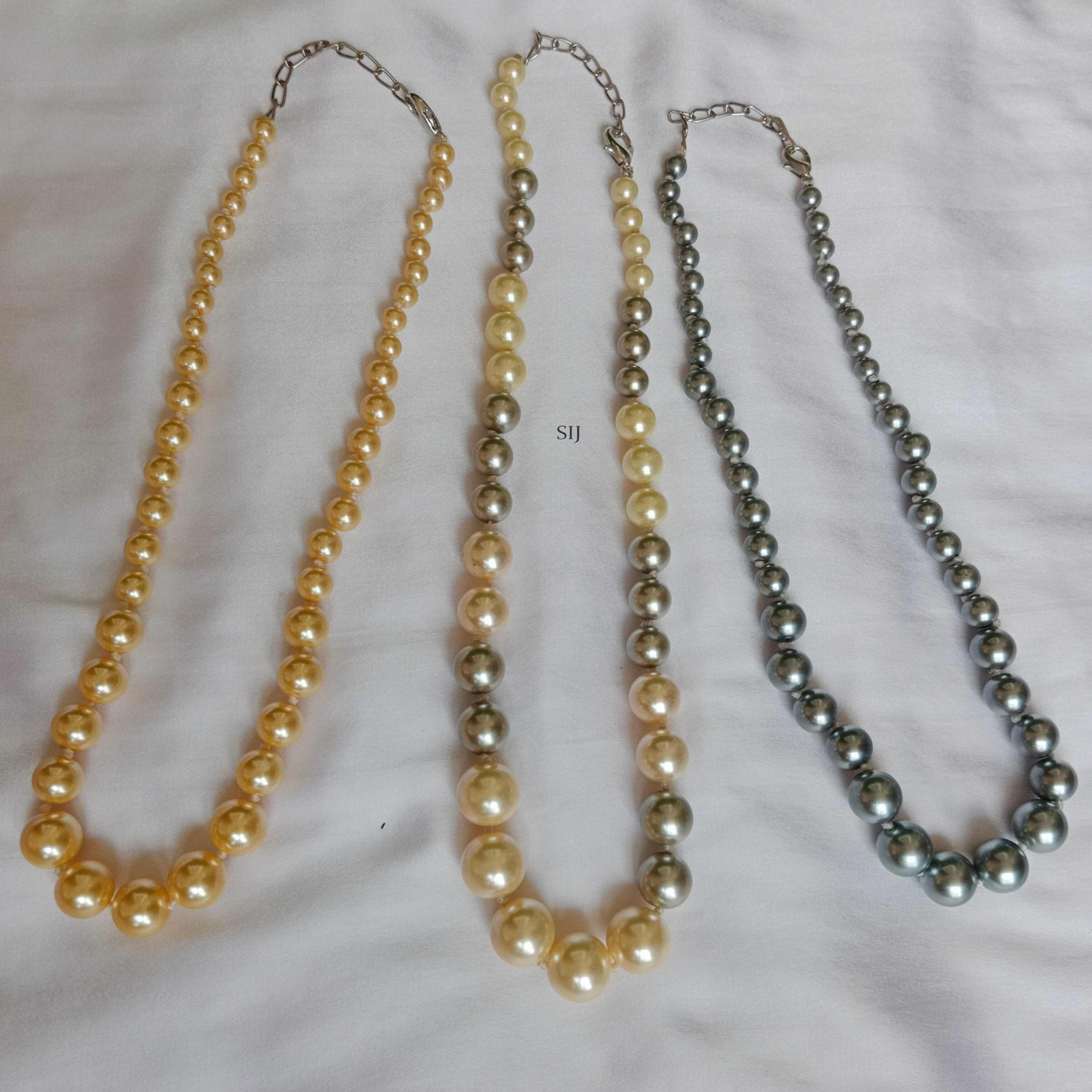 Pearl Chains Combo with Big Pearls in Between