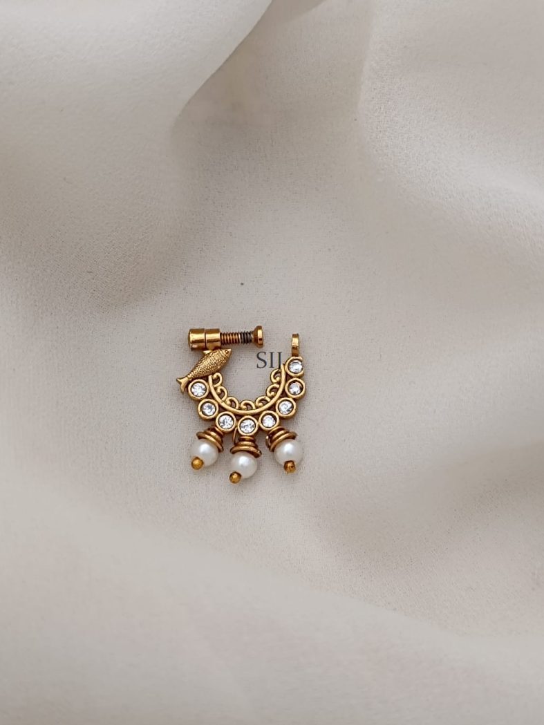 Imitation Screw Type Traditional Nose Pin