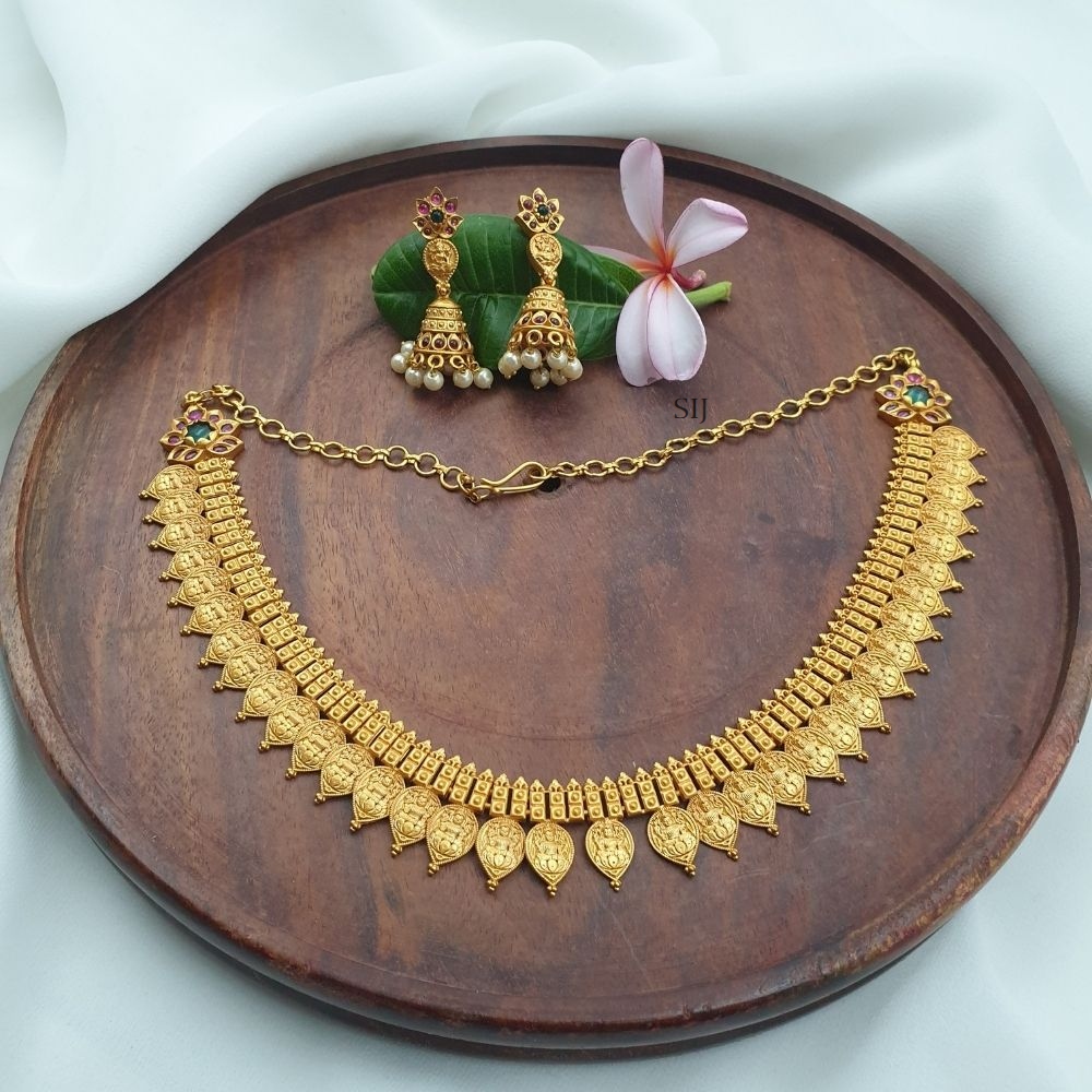 Traditional Lakshmi Coin Motif Necklace