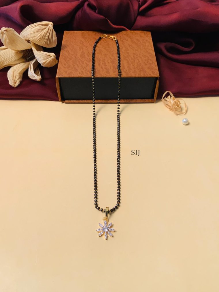 Imitation Solitaire Diamond Mangalsutra