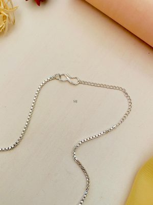 Artificial Silver Plated American Diamond Necklace