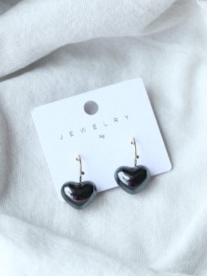 Imitation Heart Drop Earrings