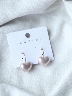 Imitation Heart Drop Earrings