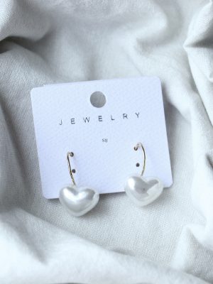 Imitation Heart Drop Earrings