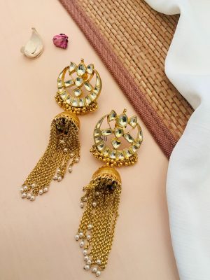 Imitation Multi Chain Drop Jhumkas