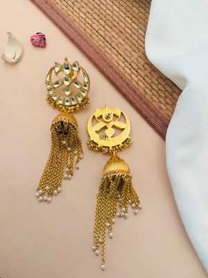 Imitation Multi Chain Drop Jhumkas