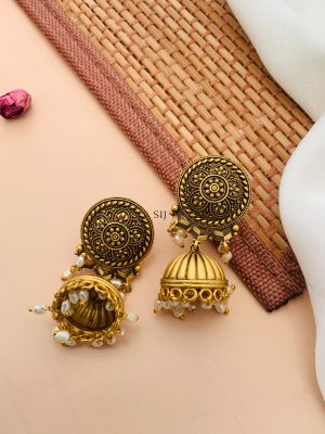 Artificial & Imitation Gold Plated Jhumkas