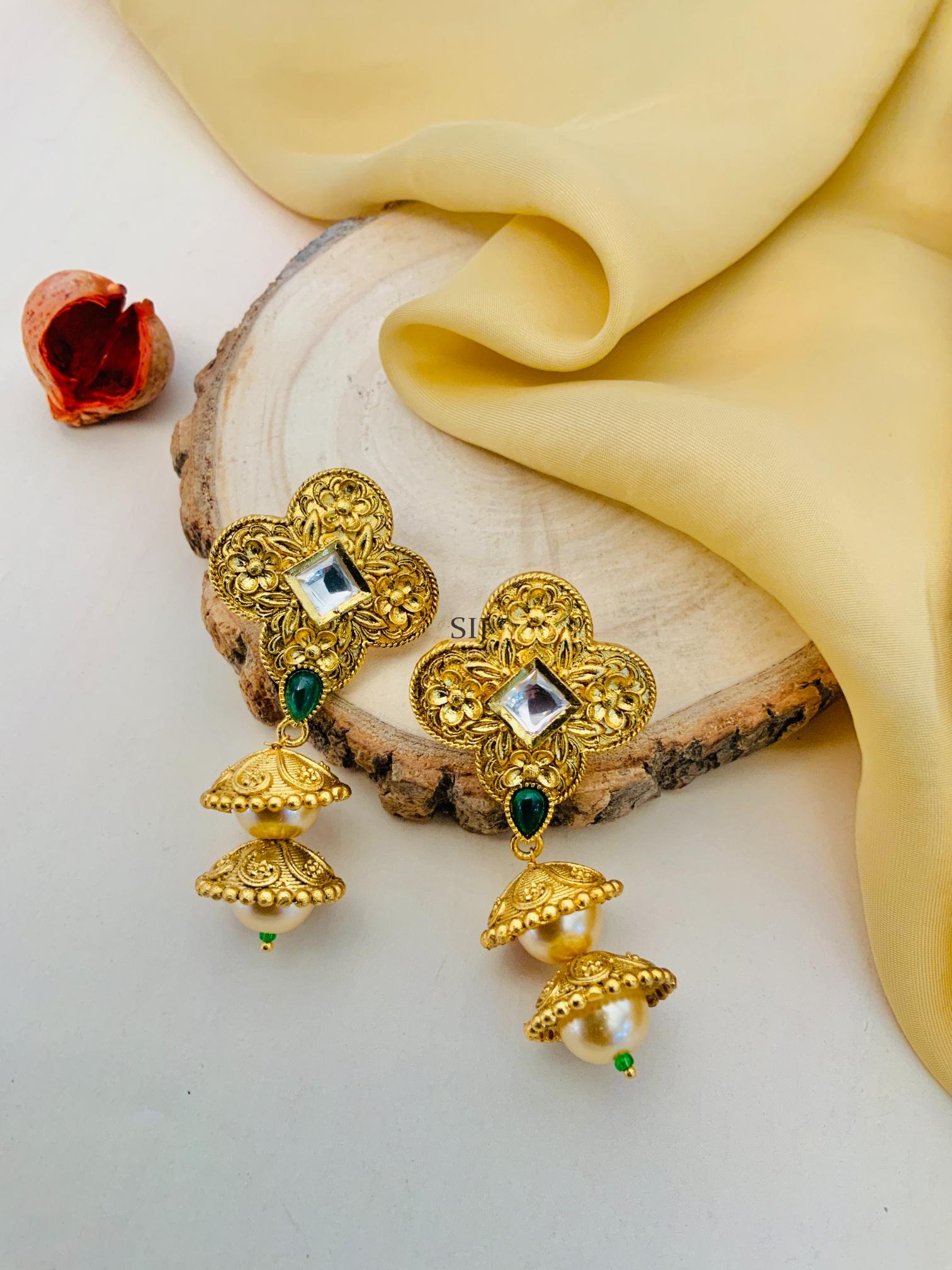 Imitation Gold Plated Earrings