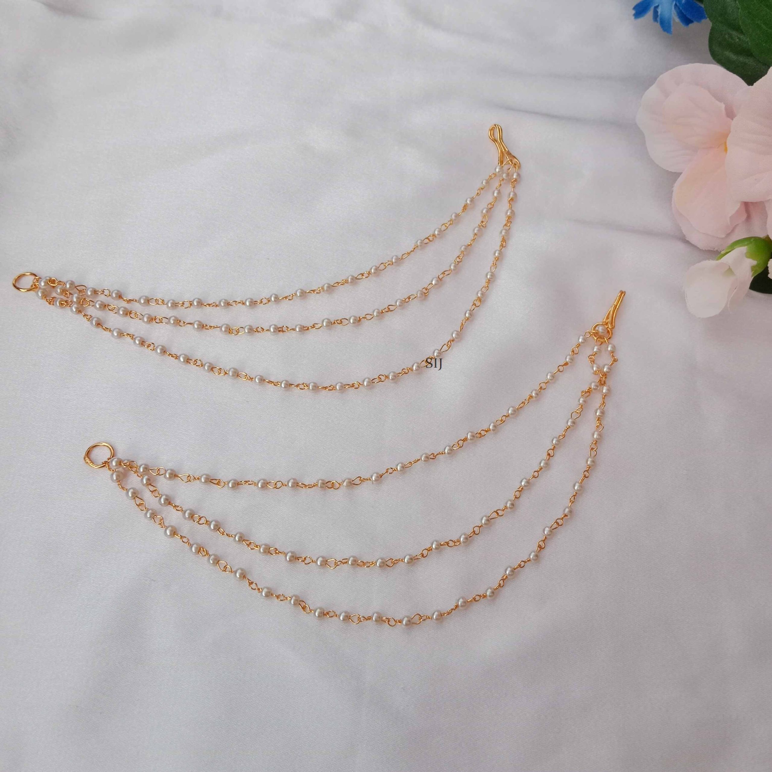 Imitation Three Layers Pearls Mattal