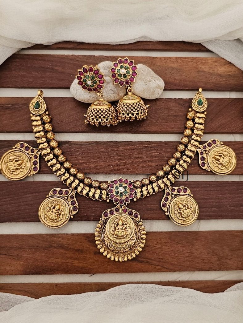 Antique Lakshmi Necklace Set