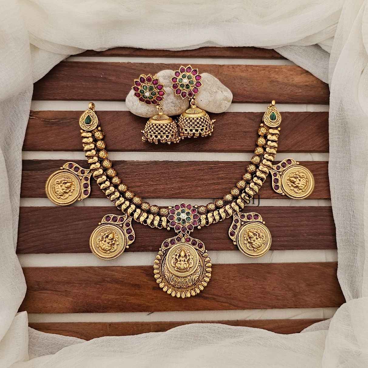 Antique Lakshmi Necklace Set