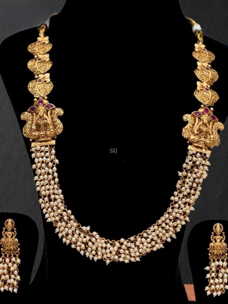 Traditional Cluster Pearl U shaped Short Haram