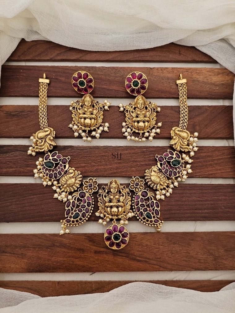 Traditional Lakshmi Design Necklace