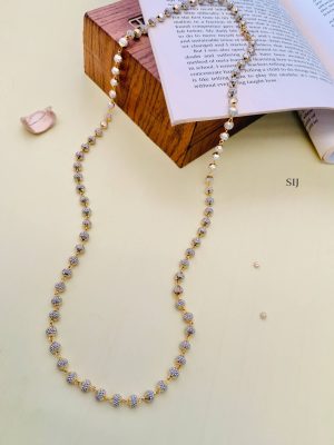 Imitation Gold Plated AD Stones Chain