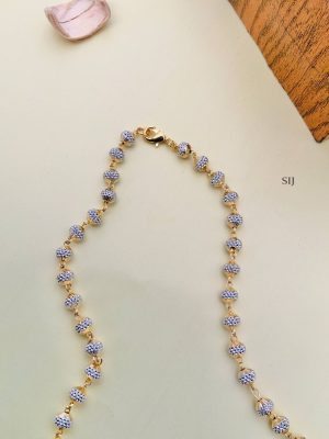 Imitation Gold Plated AD Stones Chain