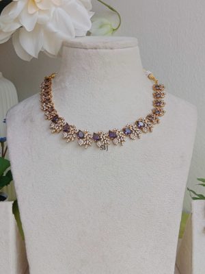 Imitation AD Stones Studded Necklace