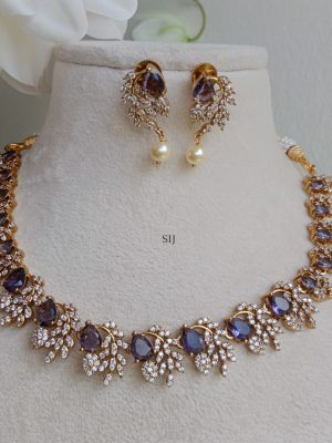 Imitation AD Stones Studded Necklace