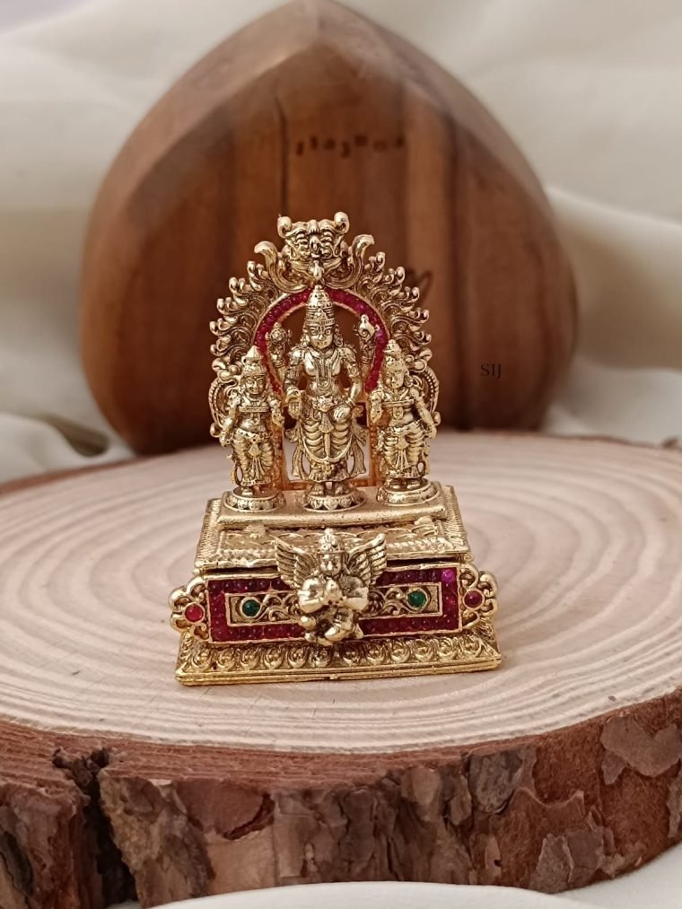 Traditional Sree Maha Vishnu Kumkum Box