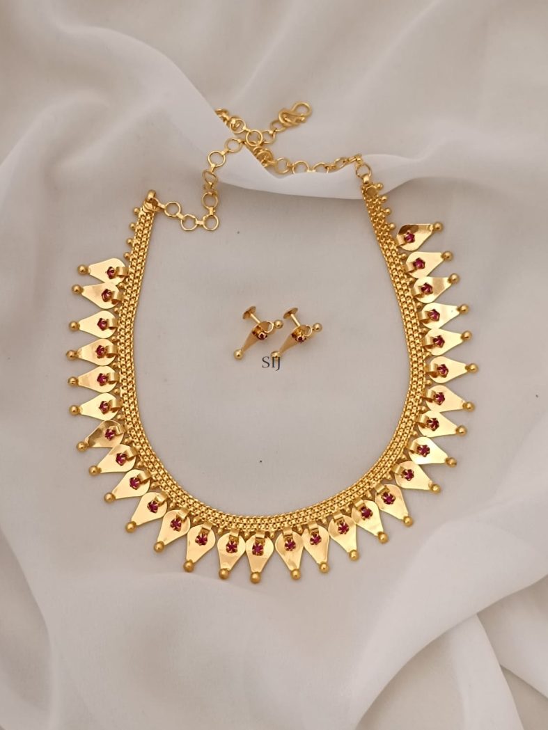 Gold Finish Thalikootam Necklace