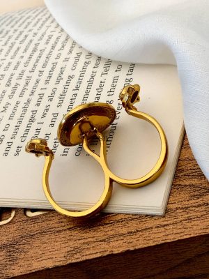 Gold Plated Polki Finger Ring