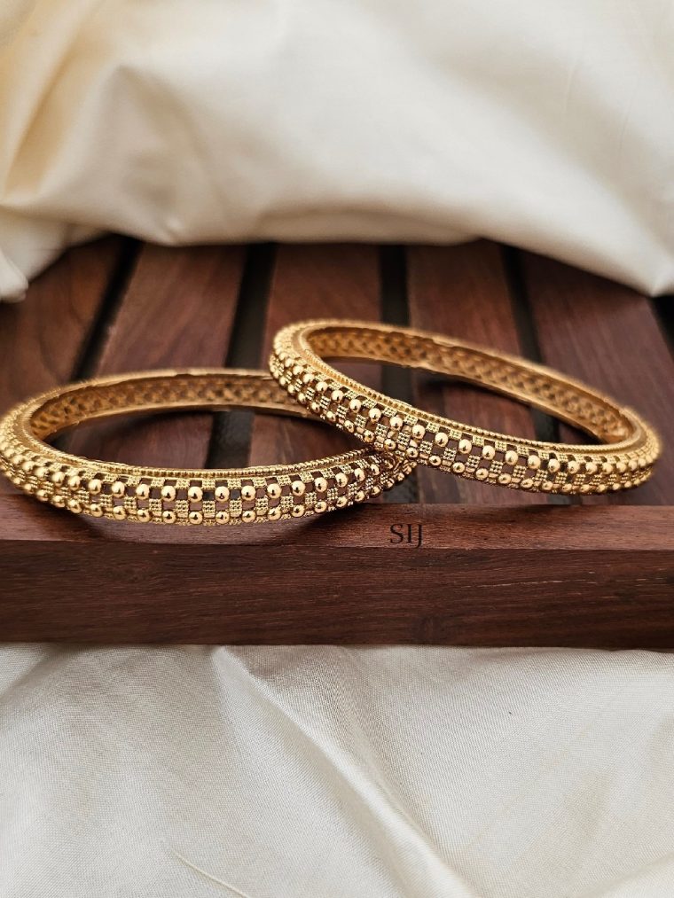 Antique Gold Plated Bangles