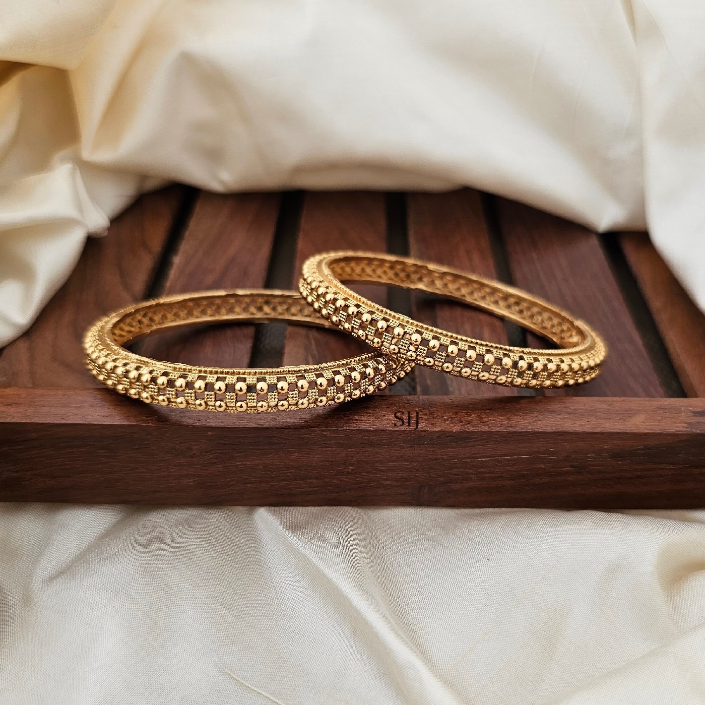 Antique Gold Plated Bangles