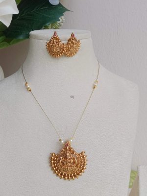 Traditional Invisible Lakshmi Necklace