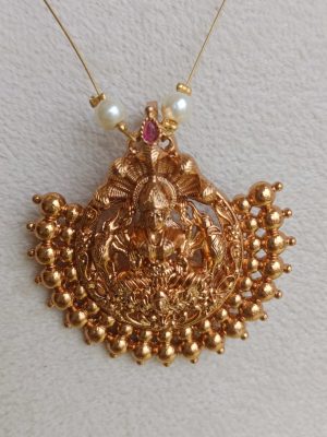 Traditional Invisible Lakshmi Necklace