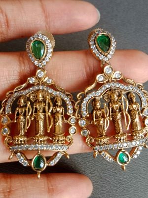 Traditional Ram Parivar Pendant Set