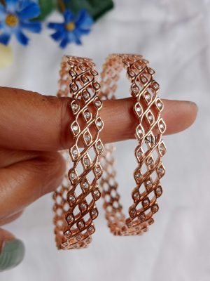 Rose Gold Plated Bangles