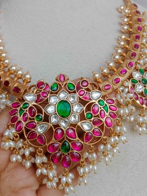 Imitation Jadau Kundan Guttapusalu Necklace