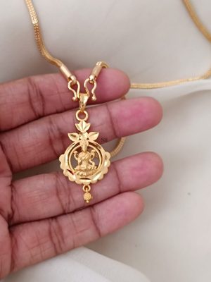 Traditional Lakshmi Pendant with Chain