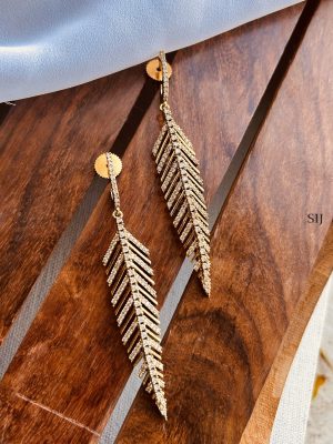 Imitation Leaf Earrings