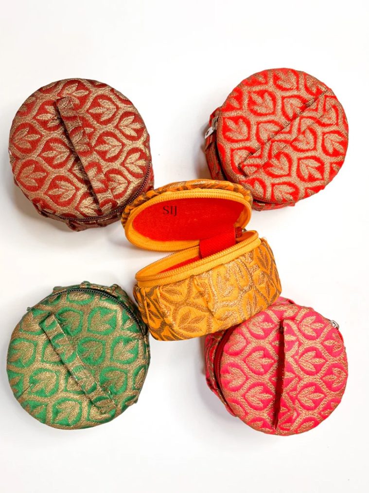 Colorful Matki Bangle Box Combo of 5pcs for Return Gift