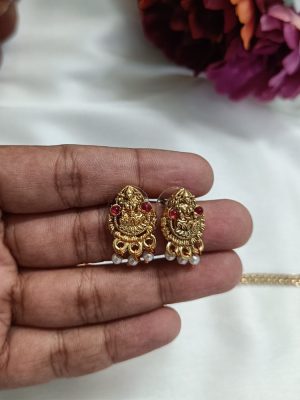 Traditional Lakshmi and Dual Peacock Choker