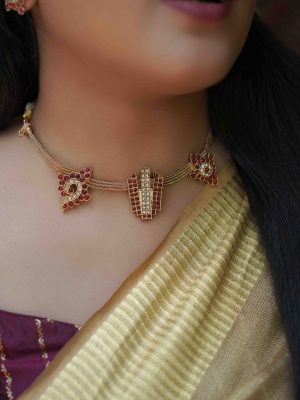 Traditional Shanku Chakra Namam Choker