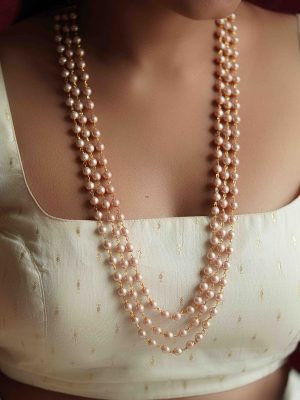 Imitation 3 Layered Pearl Haram