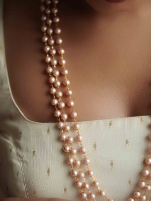 Imitation 3 Layered Pearl Haram