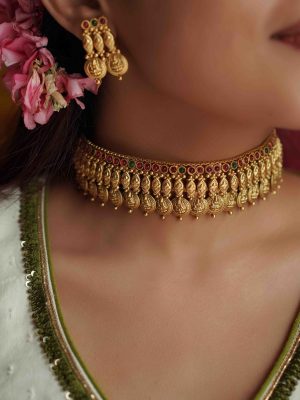 Traditional Lakshmi Coin Choker