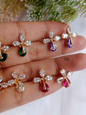 Imitation AD Stones Ear Studs (Set of Two)