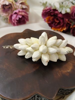 Artifical Jasmine Bud - Medium Hair Clip