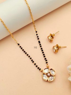 Imitation Kundan Pendant Mangalsutra