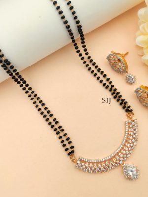 Imitation Zircon Mangalsutra Set