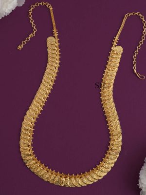 Imitation Dual Side Maang And Coin Lakshmi Long Necklace