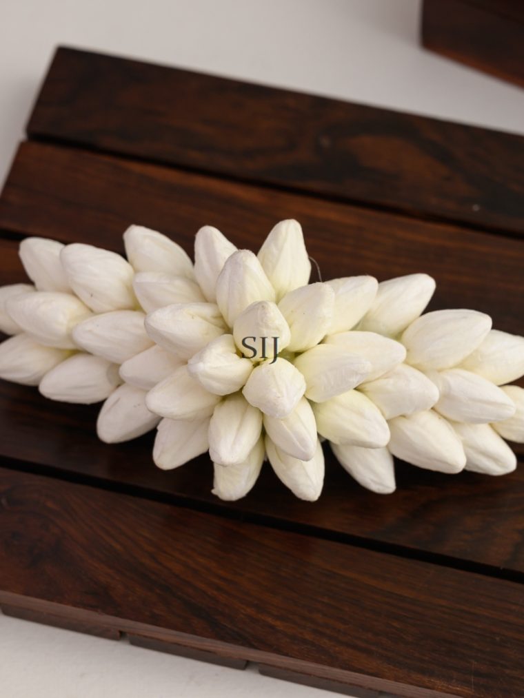 Artificial Jasmine Bud - Big Hair Clip