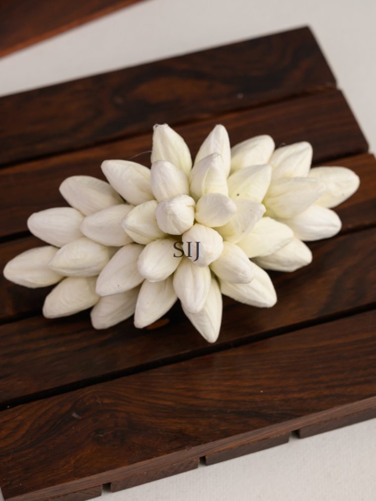 Artificial Jasmine Bud - Medium Hair Clip