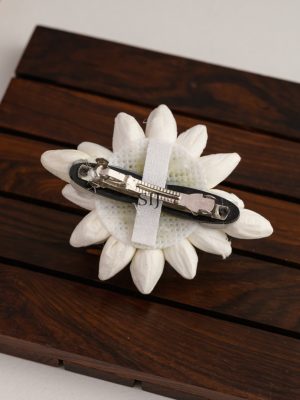 Artificial Jasmine Bud - Small Hair Clip