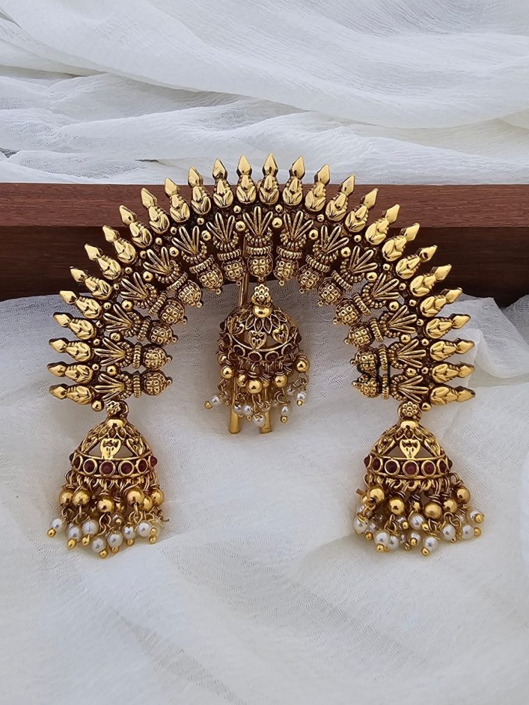 Antique Gold Plated Jada Billa