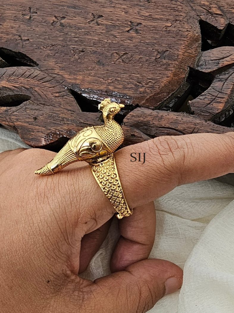 Traditional Peacock Finger Ring