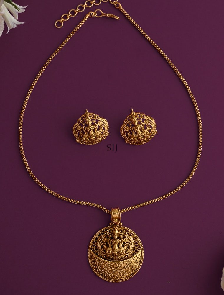 Traditional Lakshmi Pendant &Chain